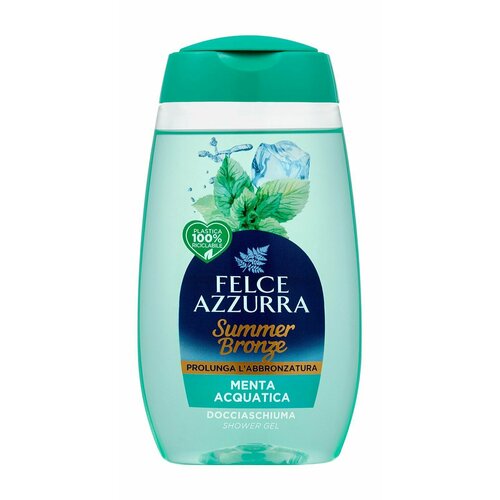 Гель для душа с ароматом мяты и эвкалипта Felce Azzurra Summerbronze Water Mint Shower Gel