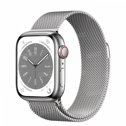 Часы Apple Watch Series 8 41mm Stainless Steel Case GPSCellular Milanese Loop Silver 8715000₽
