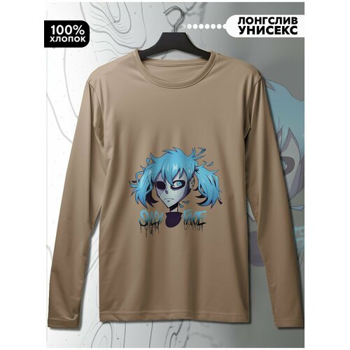 фото Лонгслив hypnotica, размер m, бежевый