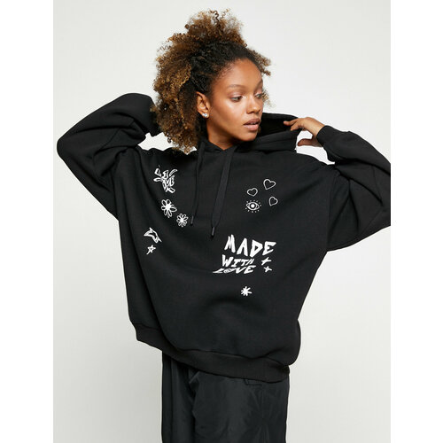 фото Худи koton, размер s, черный