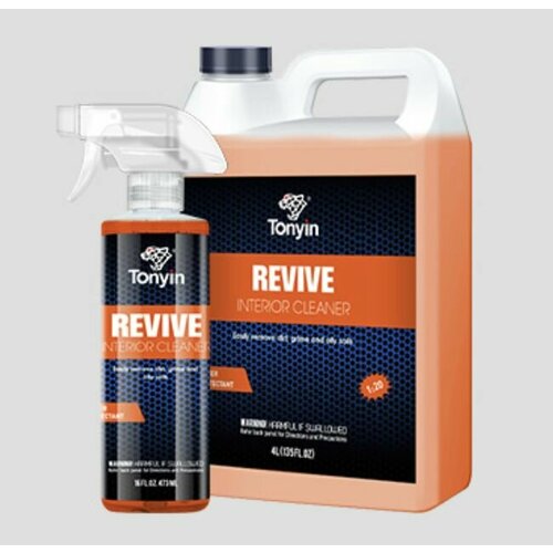 TM01 Очиститель салона REVIVE INTERIOR CLEANER TONYIN, 4 л.