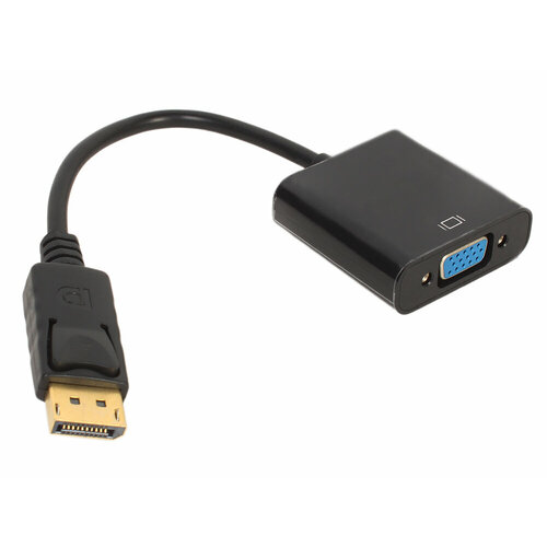 Кабель-адаптер Orient C308 DisplayPort M - VGA 15F, длина 0.2 метра, черный