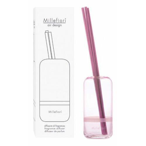 Millefiori Milano Ваза-капсула для жидкости с палочками Air Design Ваза розовая
