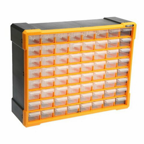 Система хранения DKTB15, 64 выдвижных ящика 52 x 38 x 135 мм, 500 x 160 x 390 мм