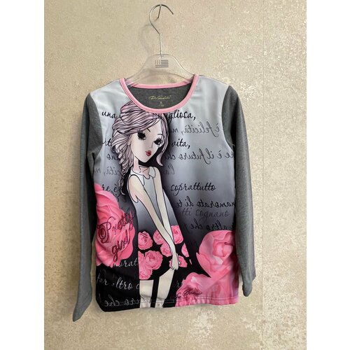 Джемпер , размер 116, серый