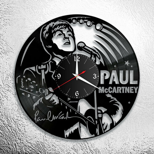 Часы из виниловой пластинки Пол Маккартни