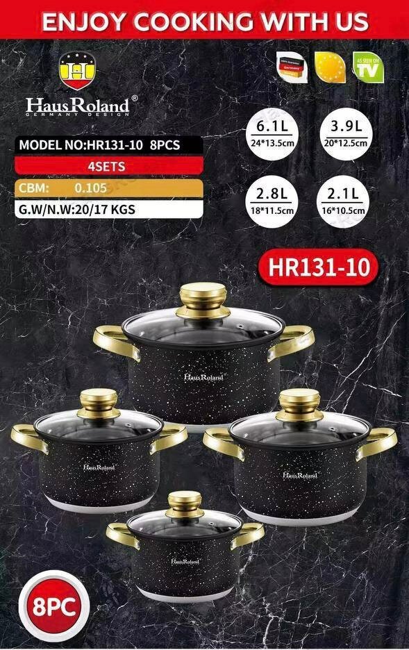 фото Набор кастрюль "Haus Roland" из четырех штук 131-10