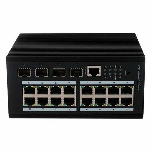 PoE коммутатор Atix AT-NS-16GP-4GS/I-480 (F)