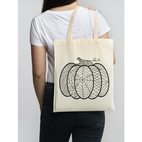 фото Сумка шоппер just4you, фактура матовая, плетеная, черный, бежевый