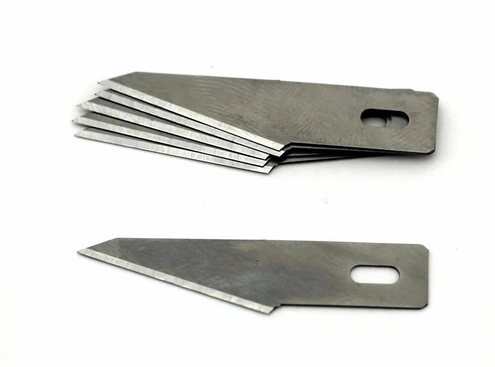 Набор лезвий к ножу, 0,6 х 9 х 43 мм, 6 шт./уп. JAS-4823