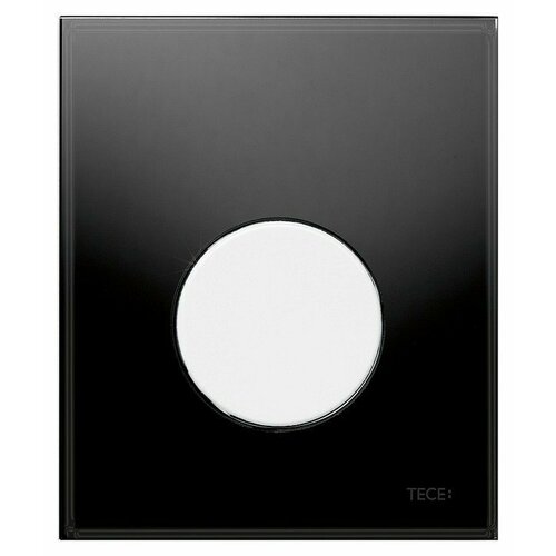 Кнопка смыва TECE Loop Urinal 9242654 белый/черный клавиша смыва tece loop стеклянная черная белая 9240654