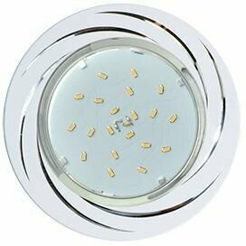 Ecola GX53 H4 DL5386 св-к Вихрь Белый/Алюм. 20x110 FW5386ECB