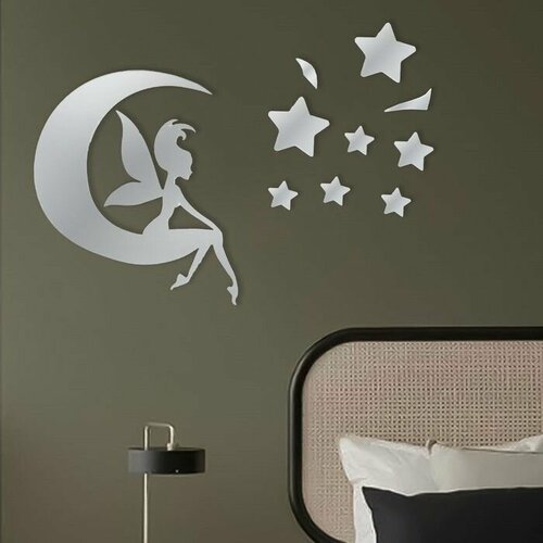 Декор настенный Фея 10 элементов р-р от 4 х 4 см до 32 х 30 см 1263₽