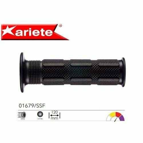 ручки руля грипсы ariete 02638 ssf для yamaha 7 8 22мм открытые черные Ручки руля (грипсы) 01679/SSF