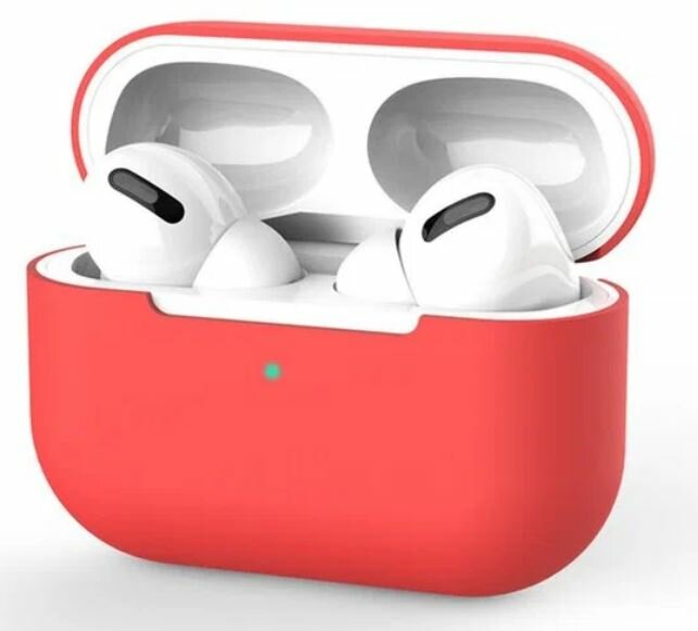 Чехол для наушников Apple AirPods Pro, Цвет: Розовый (айр подс про, аир подс про, эйр подс про, эир подс про)