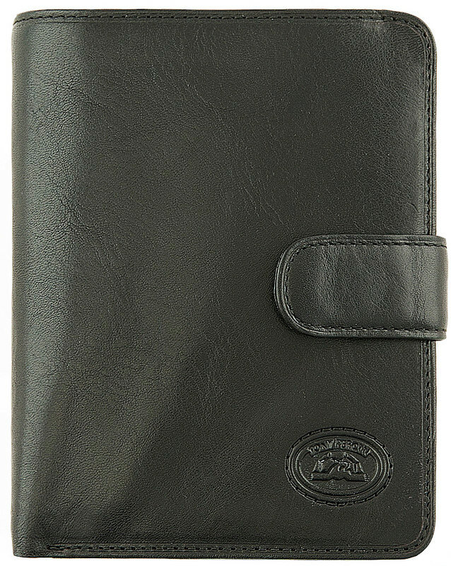 Кошелек Tony Perotti, фактура гладкая, черный