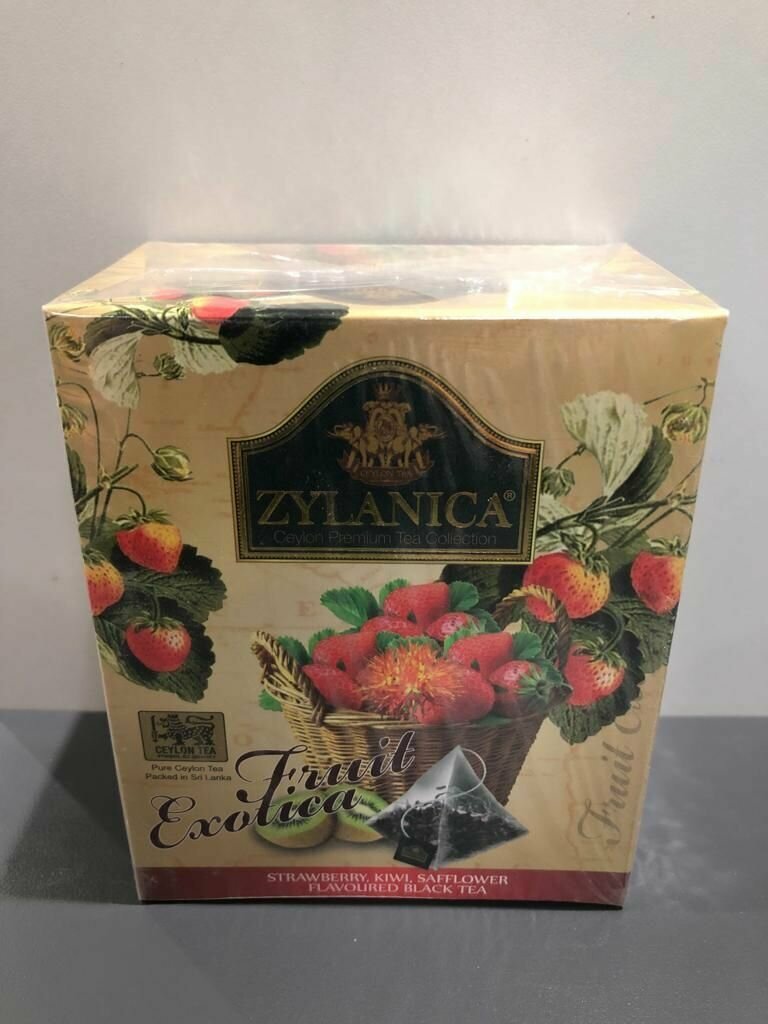 Чай ZYLANICA Pure Ceylon Tea Forest Berries Лесные ягоды черный 100 г - фотография № 6