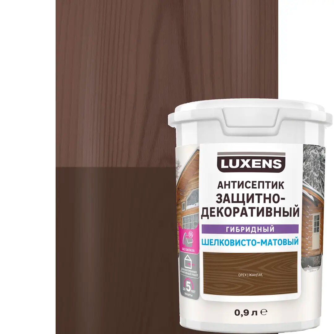фото Антисептик Luxens гибридный цвет орех 0.9л
