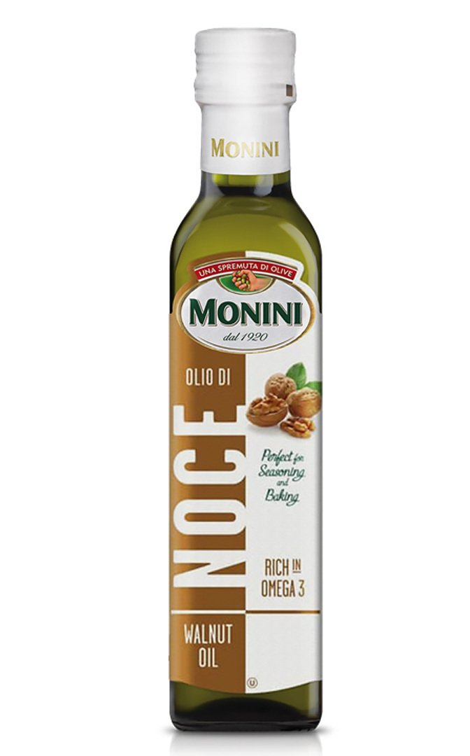 Масло грецкого ореха Monini Walnut Oil рафинированное с добавлением нерафинированного масла грецкого ореха, 0,25 л - фото №13