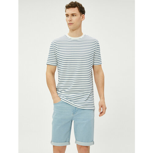 фото Шорты koton, размер 46, синий