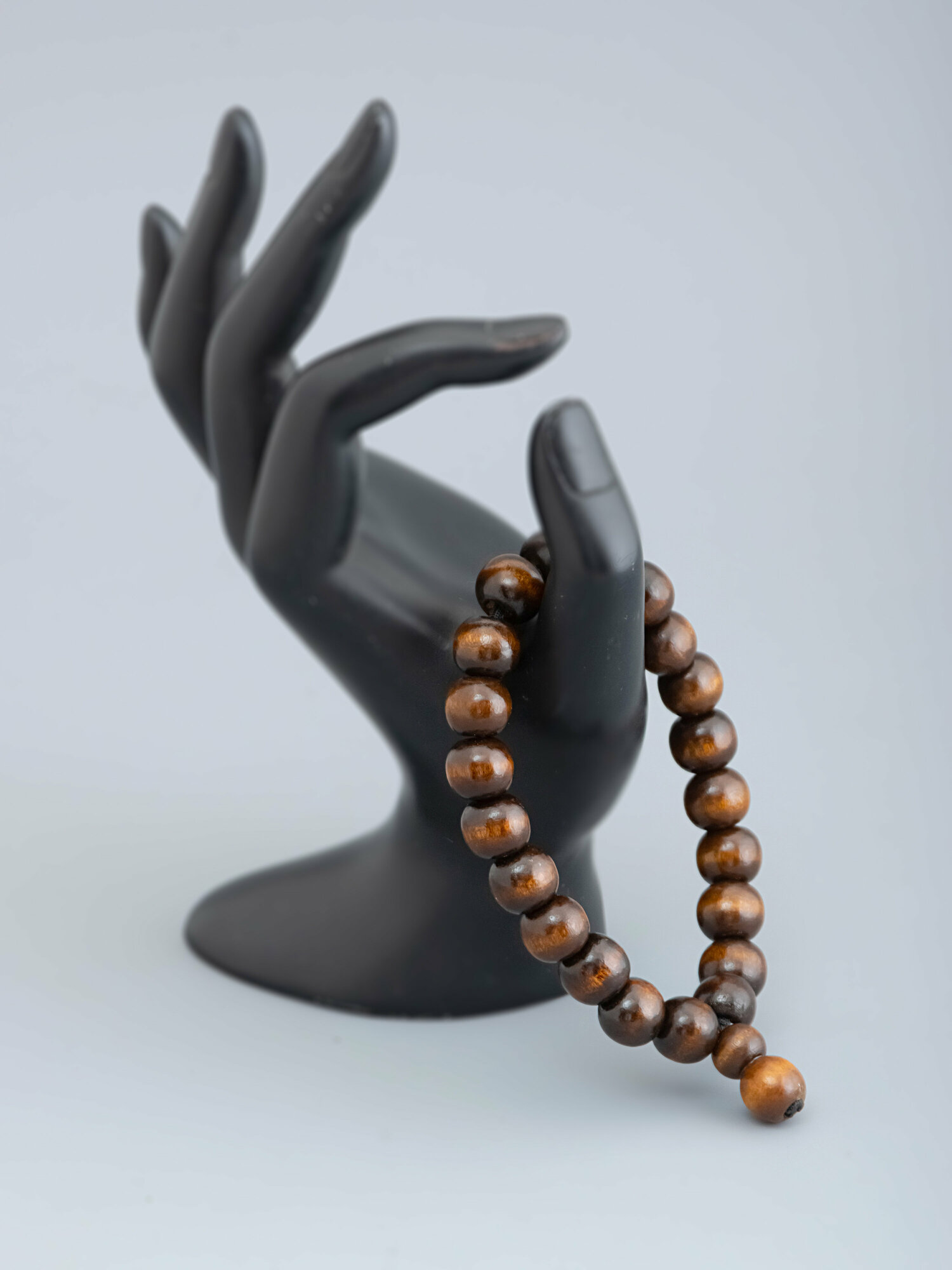 Чётки ЖемАрт, дерево, длина 20 см, коричневый — фото 1