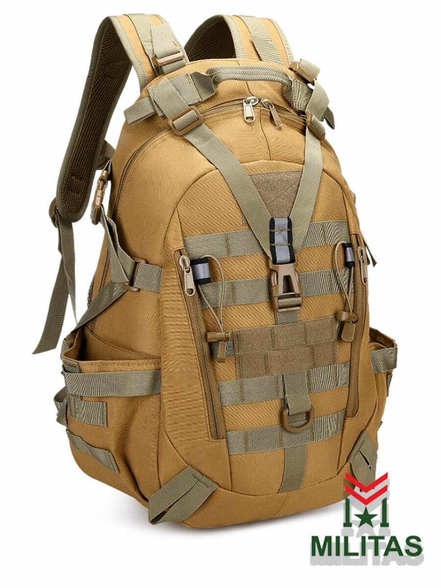 фото Рюкзак мужской тактический 900D - BL075 черный