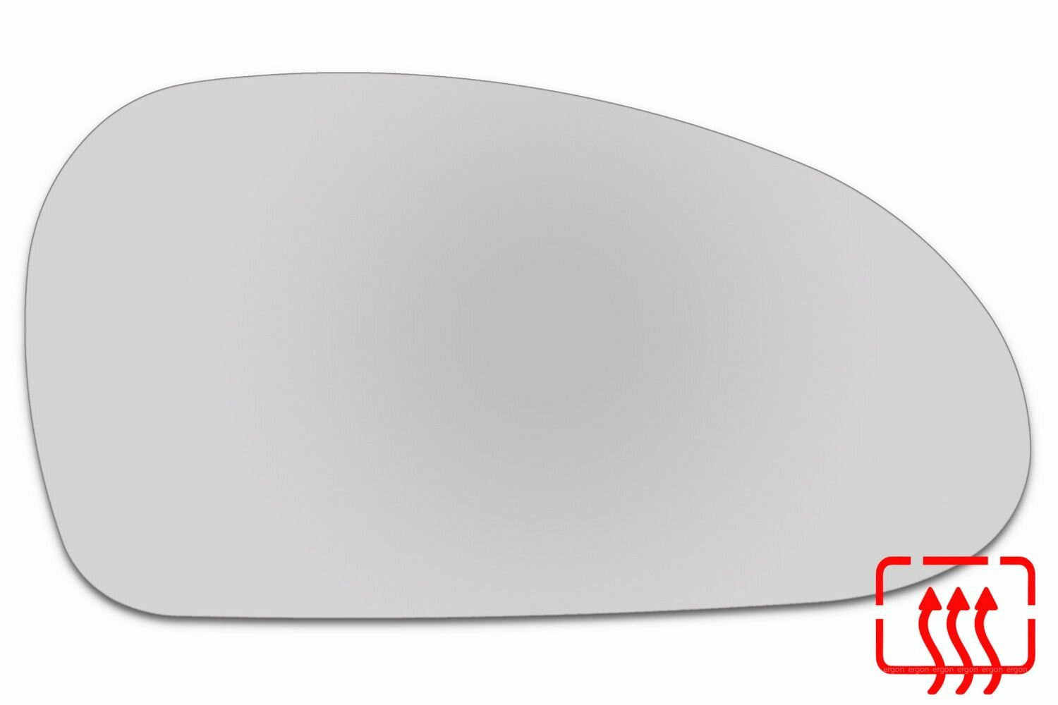 Зеркальный элемент правый HYUNDAI Sonata IV c 1998 по 2012 сфера нейтральный с обогревом