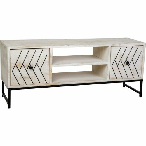 Тумба под ТВ ECODESIGN с двумя дверцами и двумя полками арт HX13-024 12837₽