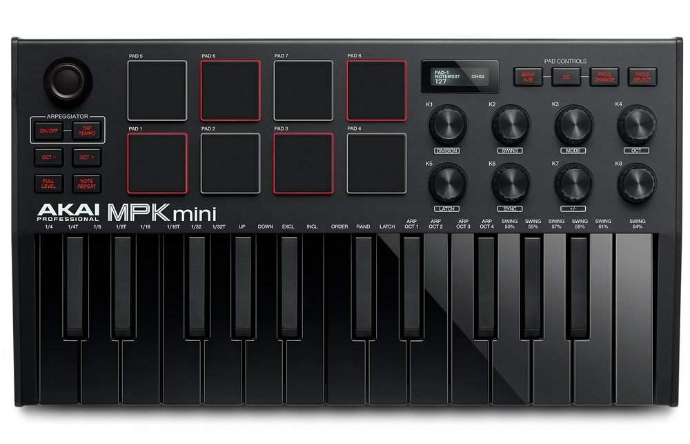 Миди-клавиатура Akai Pro MPK Mini Black MK3