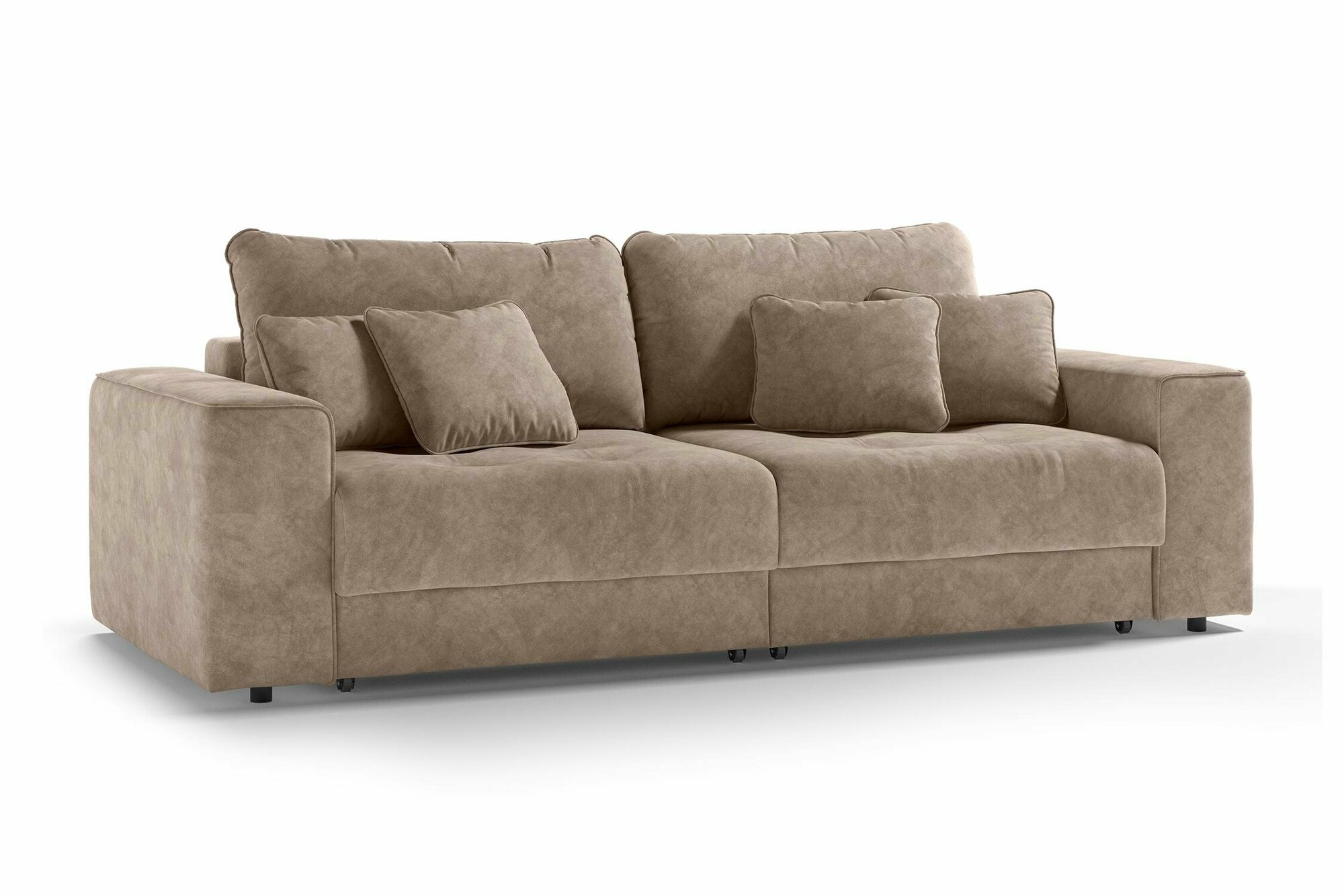 Диван Нонтон Конте еврокнижка Конте бежевый 252x110x96 см
