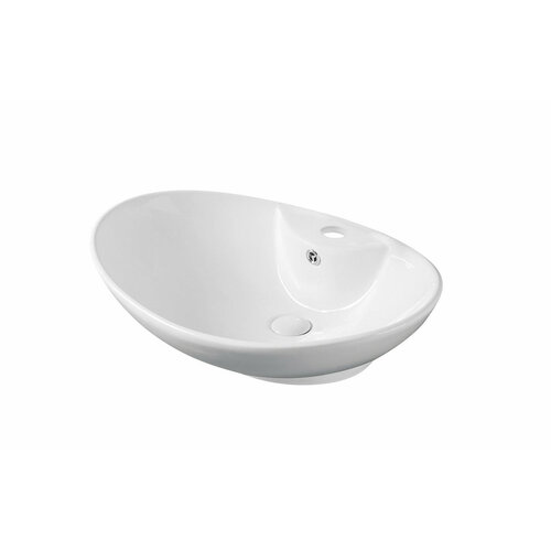 Раковина накладная белая 65x43x20см GID N9004