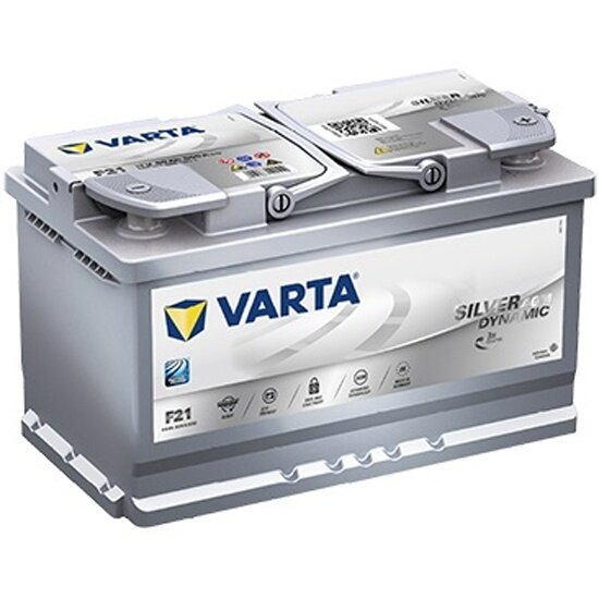 Аккумулятор VARTA F21 Silver dynamic AGM 580 901 080 обратная полярность 80 Ач