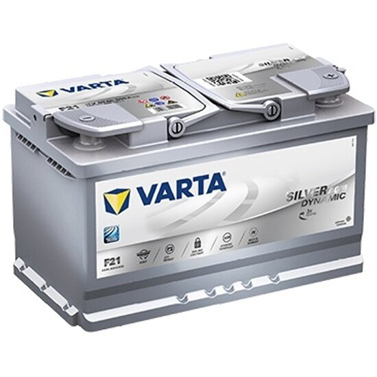 Аккумулятор Varta F21 Silver dynamic AGM 580 901 080 обратная полярность 80 Ач