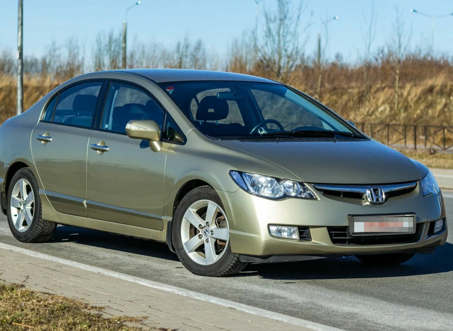 Комплект Брызговиков Хонда Цивик Honda Civic (2006-2011) 2 передних + 2 Задних — фото 1