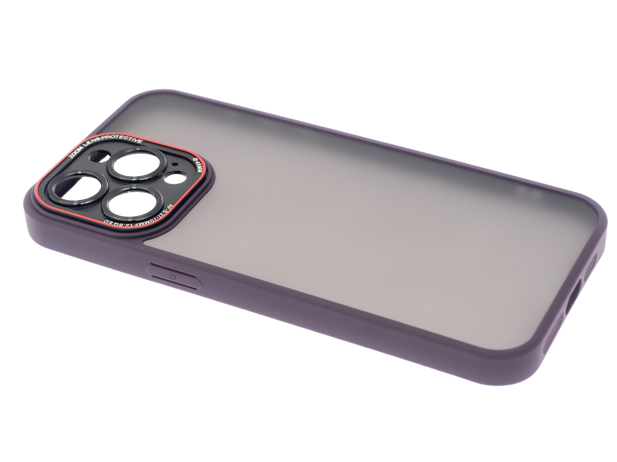 Чехол-накладка для iPhone 15 Pro Max VEGLAS Crystal Shield фиолетовый