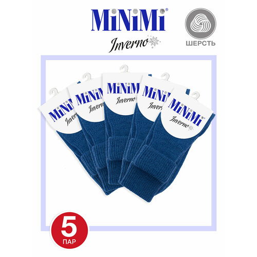 Носки MiNiMi, 5 пар, размер 0 (UNI), синий