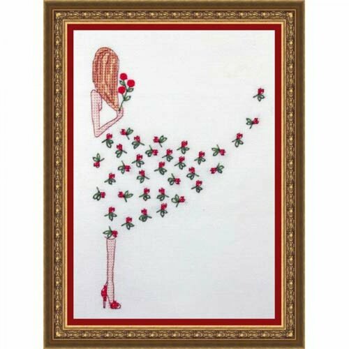 Набор для вышивания Цветочное платье 13 х 18 см* NEOCRAFT ЦТ-04