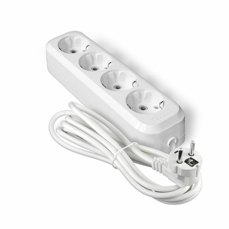 фото Удлинитель с многоместной розеткой Люкс У10-555, 3м