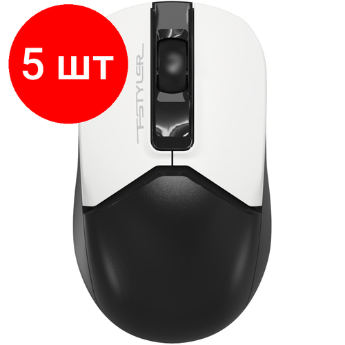 Комплект 5 штук Мышь компьютерная A4Tech Fstyler FG12 Panda белыйчерн оптич1200dpi3but 818700₽