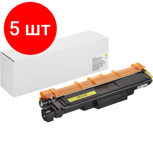 Комплект 5 штук, Тонер-картридж Retech TN-213Y жел. для Brother DCP-L3550/L3230/L3770