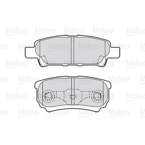 VALEO 301852 (0000425448 / 05P1373 / 05P954) колодки торм. зад. asx / outlander