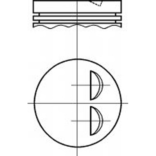 NURAL 87-102707-10 поршень dm.72.50x1.2x1.5x2.0 +0.50 за 1 шт.