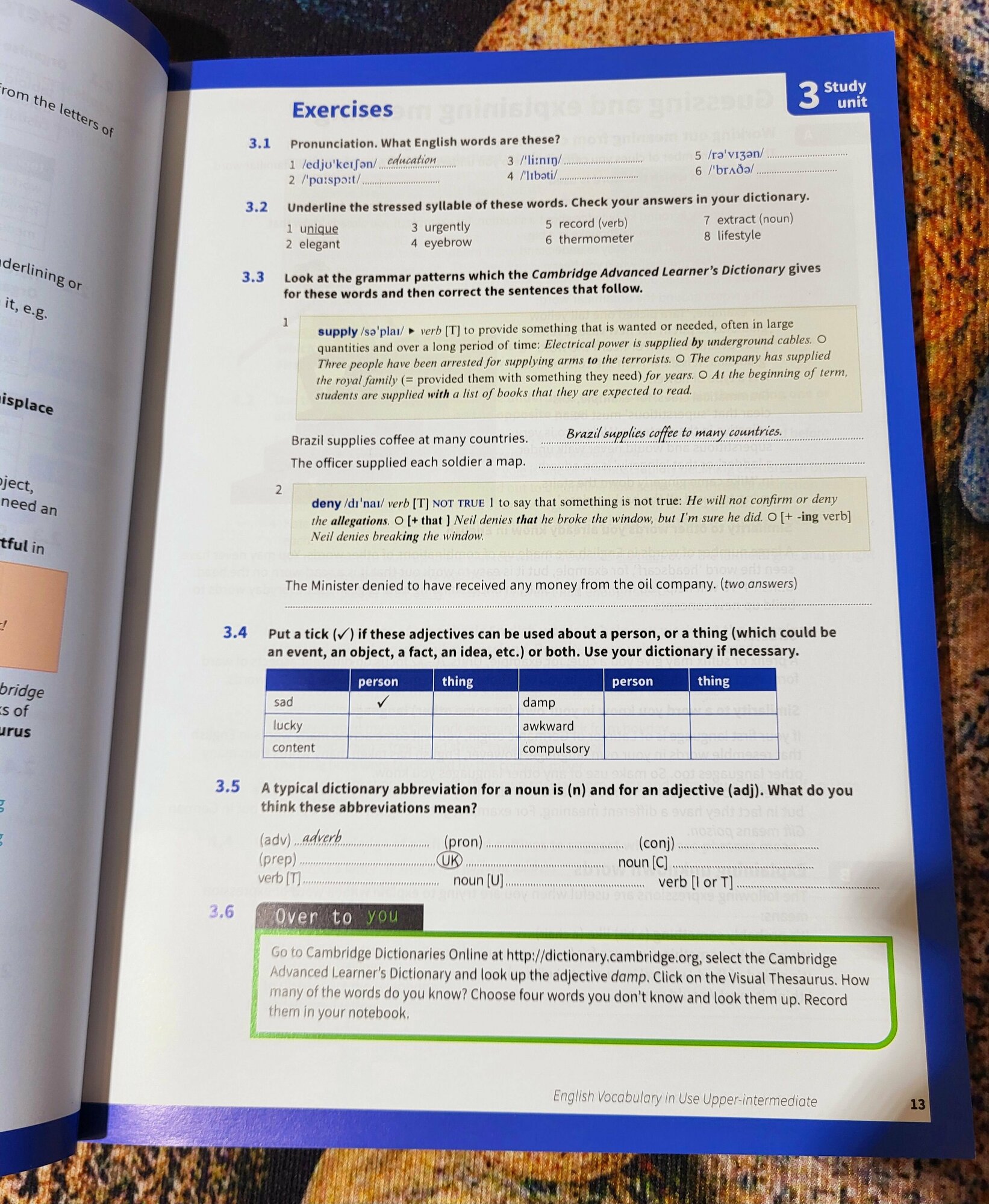 McCarthy Michael,ODell Felicity "English Vocabulary in Use. Upper-Intermediate. Book with Answers" мелованная - фото №20