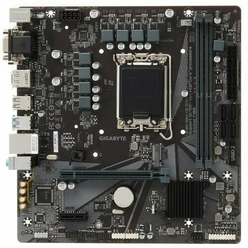 Gigabyte H610M S2H V2 DDR4 Soc-1700 H610 2DDR4 DPD-SubDVIHDMI 4 SATA 6 Гбс M2 Audio Gb LAN USB 32 USB 20 COM1 header mATX 1078500₽