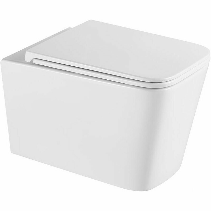 фото Подвесной безободковый унитаз с сиденьем микролифт Vincea Q-Line VT1-12T