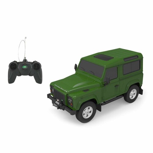 Машина р у 1:24 Land Rover Defender, цвет зеленый 78500G машина р у land rover defender 1 14 rastar