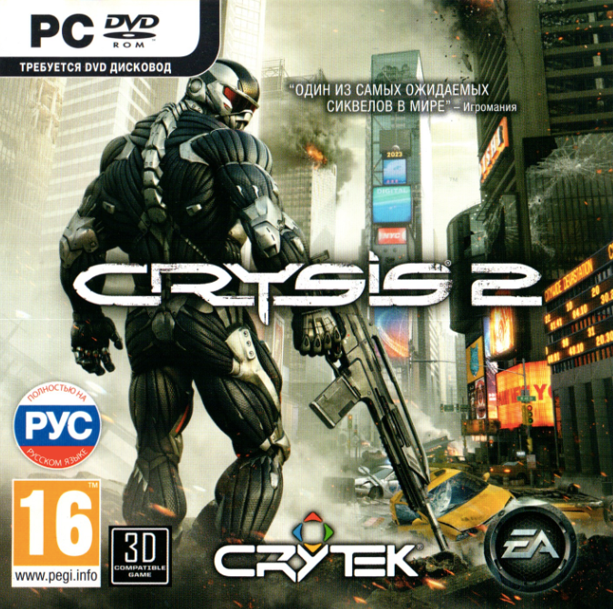 Игра для компьютера: Crysis 2 (Jewel диск)