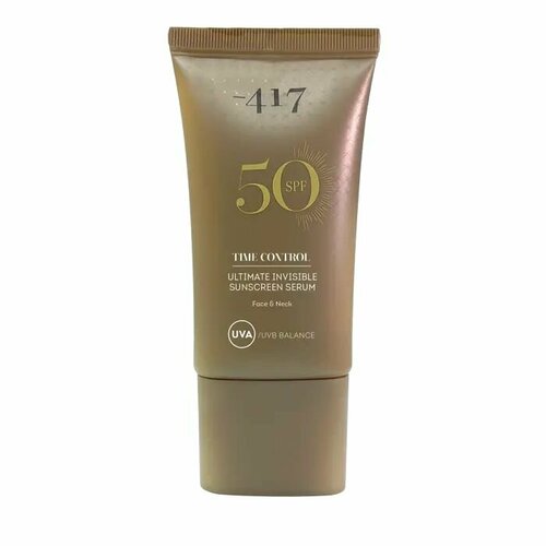 MINUS 417 Антивозрастная сыворотка для лица и шеи spf50 Ultimate Invisible Sunscreen Serum