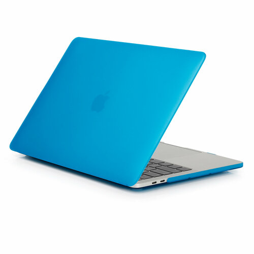 фото Чехол для ноутбука apple macbook air 13.6 a2681 m2 2022 года - голубой, матовый der-kit