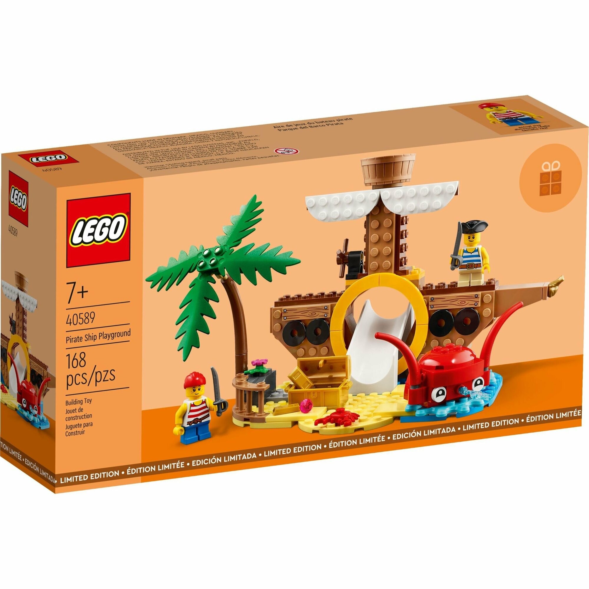 Конструктор LEGO 40589 Детская площадка: пиратский корабль — фото 3